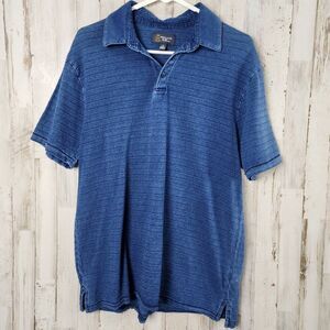 Wallin & Bros. Polo Shirt Blue Size Medium